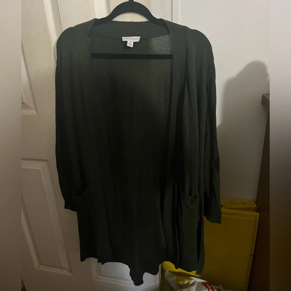 2X Women's Green Sweater - Picture 1 of 6